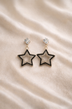 Crystal Star Drop Korean Earrings for Women - Image 2