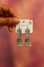 Oxidised Earirngs With Studs - Image 2