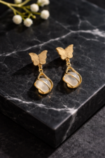 Butterfly Korean Pearl Earring