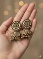 Royal Radiance Ethnic Jhumkas - Image 3