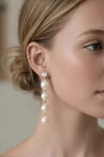 Elegant Pearl Drop Dangle Earrings